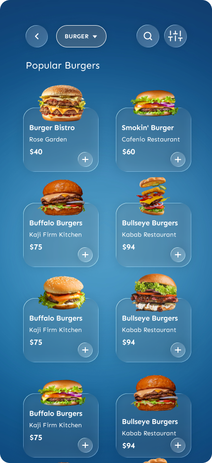 Artemix Food Menu
