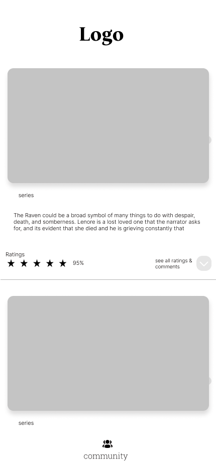 Show Discovery Wireframe